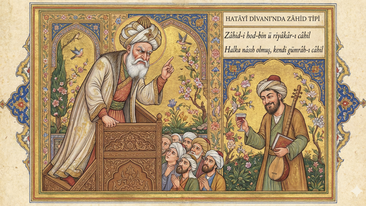 Hatâyî Divanı’nda Zâhid Tipi: Klasik Türk Şiirinde Bir Karakter Analizi